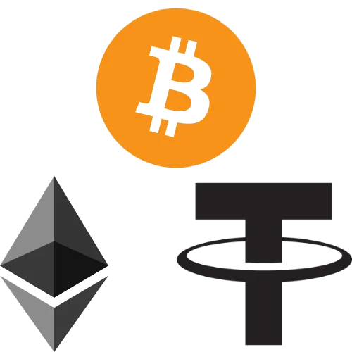 BTC ETH USDT